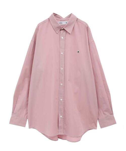 CONVERSE TOKYO(コンバーストウキョウ)の「STAR★ ONEPOINT STITCH SHIRT(シャツ/ブラウス・レディース・ライラック/ブルーグリーン/ブラック/ホワイト・FREE)」の4枚目の写真