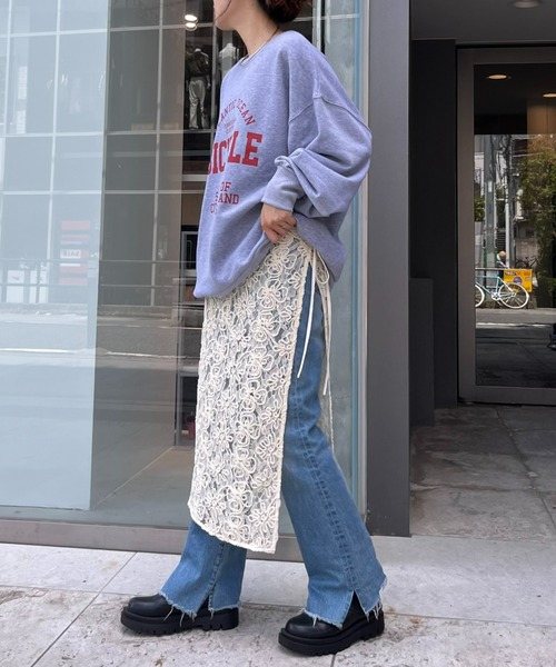 CIAOPANIC TYPY（チャオパニックティピー）の「アソート巻きスカート（スカート・レディース・ブラック/ホワイト・ONE SIZE）」の7枚目の写真