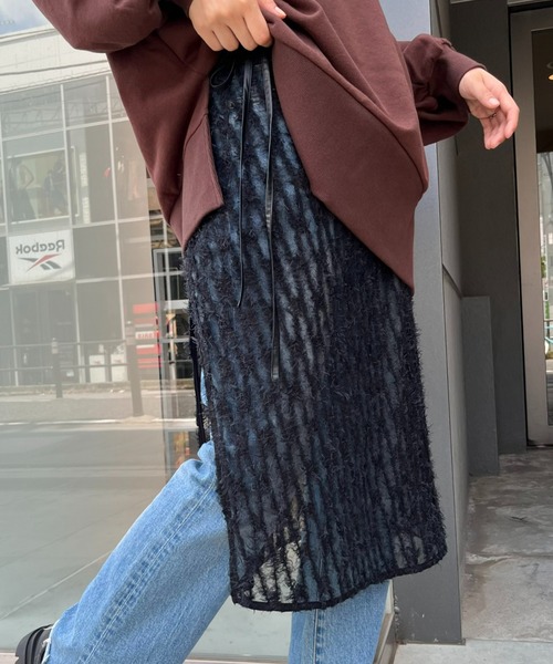 CIAOPANIC TYPY（チャオパニックティピー）の「アソート巻きスカート（スカート・レディース・ブラック/ホワイト・ONE SIZE）」の10枚目の写真