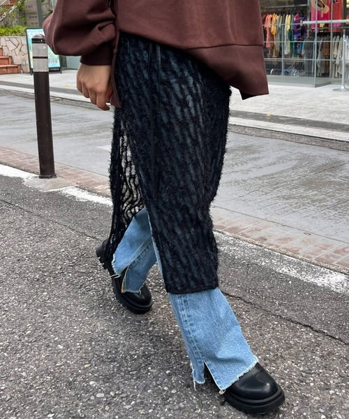 CIAOPANIC TYPY（チャオパニックティピー）の「アソート巻きスカート（スカート・レディース・ブラック/ホワイト・ONE SIZE）」の11枚目の写真