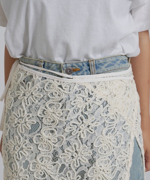 CIAOPANIC TYPY（チャオパニックティピー）の「アソート巻きスカート（スカート・レディース・ブラック/ホワイト・ONE SIZE）」の21枚目の写真