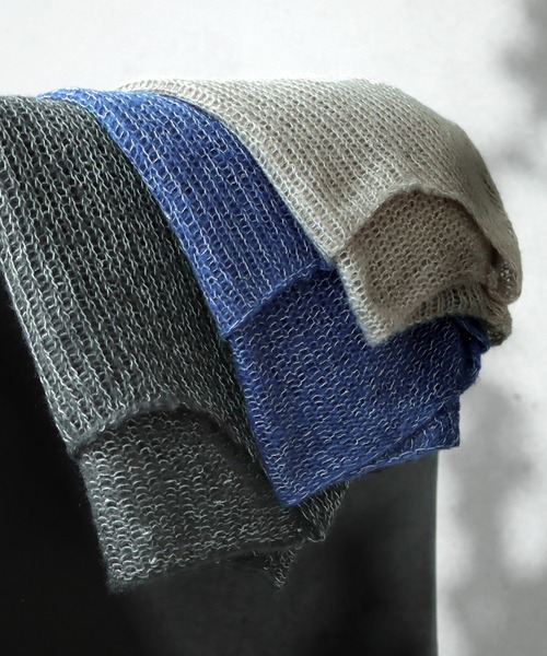 antiqua(アンティカ)の「ローゲージグリッターニット(ニット/セーター・レディース・ダークグレー/グレイッシュベージュ/ブルー・ONESIZE)」の20枚目の写真