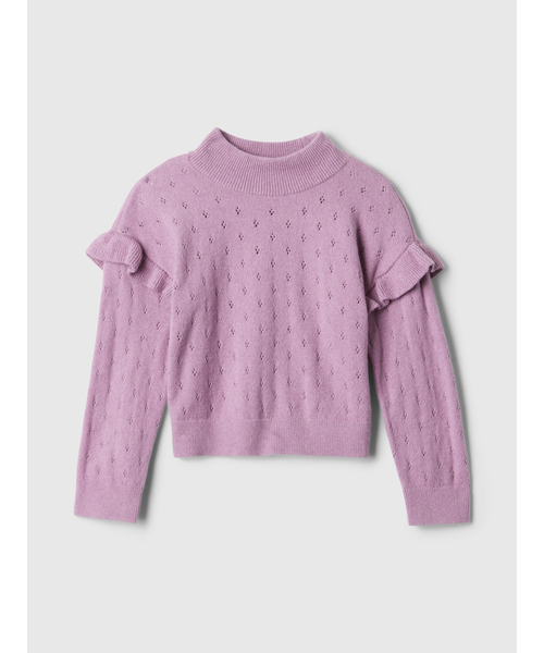 GAP（ギャップ）の「babyGap CashSoft カシミヤタッチ ポインテールセーター（ニット/セーター・キッズ・アイボリー/ブラウン/ベージュ/ラベンダー・70cm/80ｃｍ/90cm/95cm/100cm/105cm/110cm）」の5枚目の写真