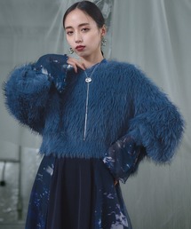 HARE | ロングシャギーニットプルオーバー(HARE)(ニット/セーター)