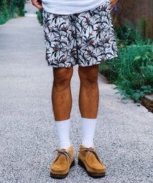 WALK SHORTS/ROIAL(ロイアル)ボタニカル総柄ショートパンツ
