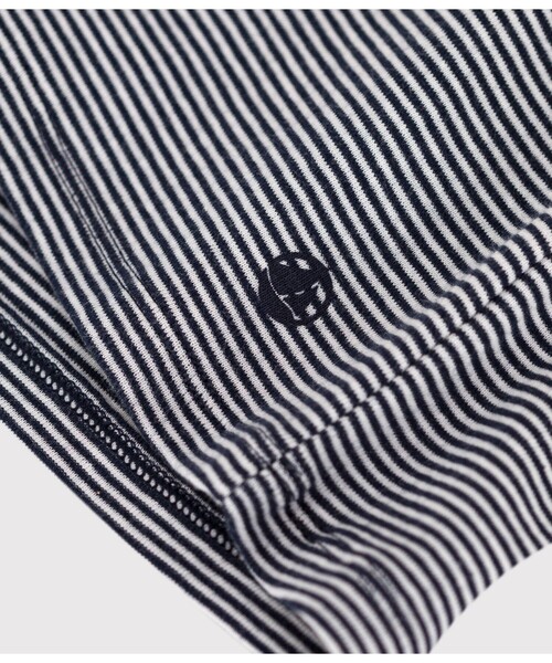 PETIT BATEAU(プチバトー)の「長袖Tシャツ(Tシャツ/カットソー・レディース・ブルー系その他/ブラウン系その他・XX-SMALL/X-SMALL/SMALL/MEDIUM/LARGE)」の3枚目の写真