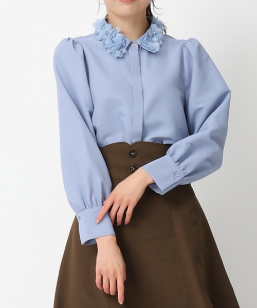 セール】襟モチーフブラウス/MM438113（シャツ/ブラウス）｜MISCH