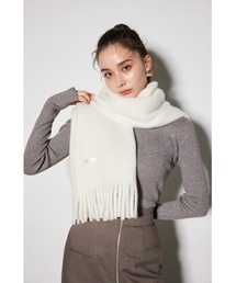 ボリュームニットストール