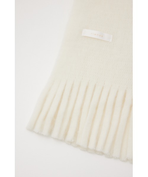 rienda（リエンダ）の「ボリュームニットストール（ストール/ショール・レディース・ホワイト・FREE）」の5枚目の写真