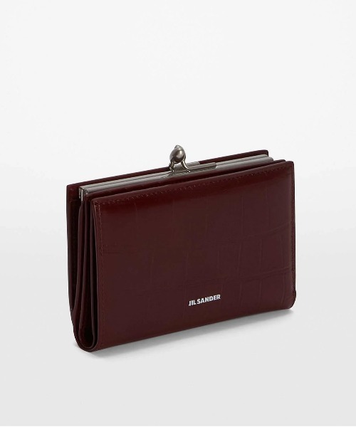 直営店☆JIL SANDER☆ GOJI PURSE SM レザー 折りたたみ財布 在庫有・国内発送！【 JILSANDER 】GOJI PURSE SM折りたたみ財布