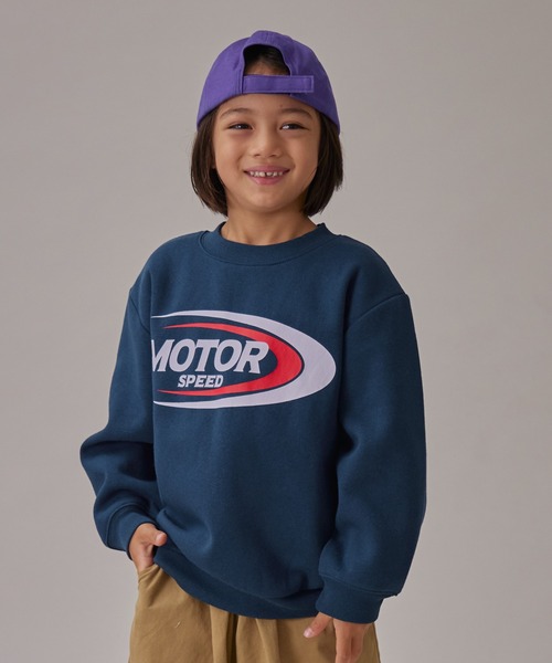 PAIRMANON STREET（ペアマノンストリート）の「【PAIRMANON STREET】裏起毛 プリント オーバサイズ スウェット トレーナー（スウェット・キッズ・グレー系その他2/グレー系その他3/グレー系その他4/グレー系その他5/オレンジ/グリーン系その他/ブルー系その他/ネイビー/ブラック系その他/ブラック系その他3/ブラック系その他5/ベージュ系その他3/グレー系その他/ブラック系その他2/レッド/レッド系その他/ブラック系その他4/ベージュ系その他/ベージュ系その他2/ブラウン・100/110/120/130/140/150/160/90）」の16枚目の写真