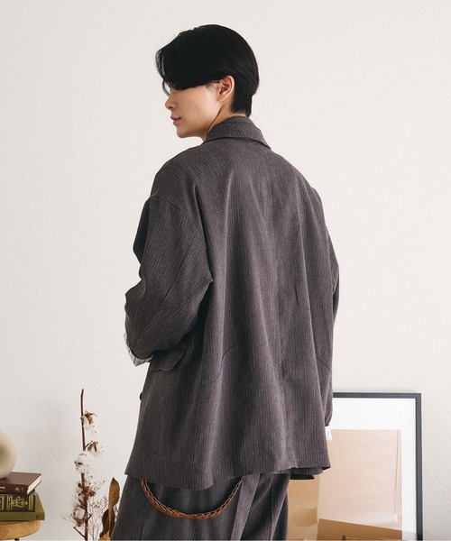 セール】ピークドラペルダブルテーラードジャケット（テーラード