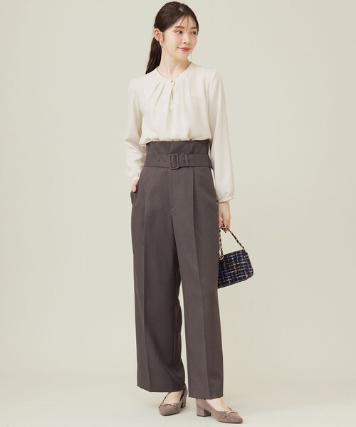 ANY SIS（エニィスィス）の「【WEB・一部店舗限定】エニポカシリーズ ブラウス（シャツ/ブラウス・レディース・アイボリー系/ネイビー系/ブラック系3・1/2/3）」の7枚目の写真