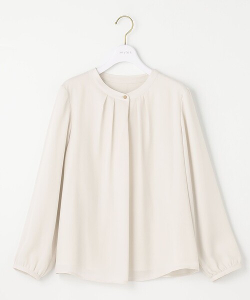 ANY SIS（エニィスィス）の「【WEB・一部店舗限定】エニポカシリーズ ブラウス（シャツ/ブラウス・レディース・アイボリー系/ネイビー系/ブラック系3・1/2/3）」の15枚目の写真