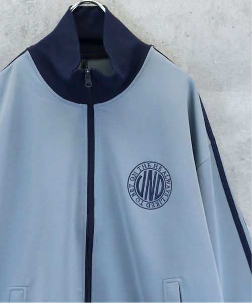 embroidery side line track jacket/胸刺繍 サイドライン トラックジャケット（ジャージ）｜Ritzy（リッツィー）