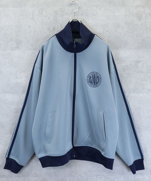セール】embroidery side line track jacket/胸刺繍 サイドライン