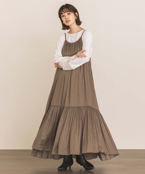 Gready Brilliant(グレディブリリアン)の「ベロア袖ボートネックチュールカットソー(Tシャツ/カットソー・レディース・アイボリー/ブラック/グレー・FREE)」の18枚目の写真