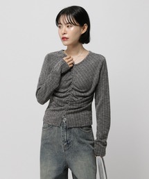 3.3 Field Trip | 3.3 Field Trip/センターシャーリング長袖T(Tシャツ/カットソー)