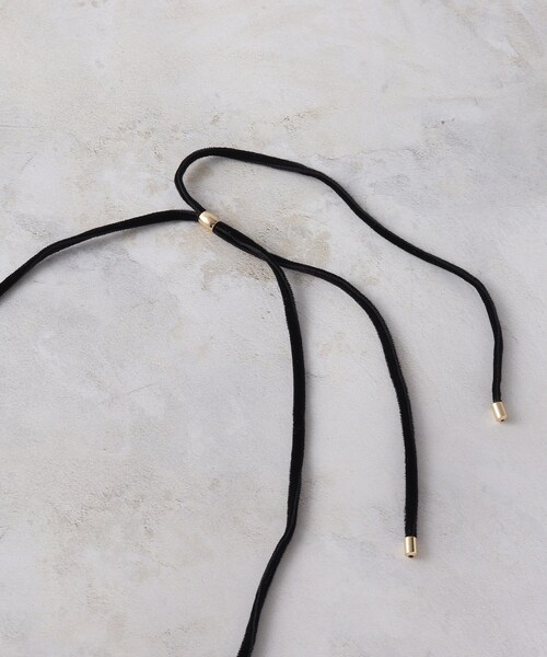 OPAQUE.CLIP(オペークドットクリップ)の「◆メタルハート×ベロアペンダント(ネックレス・レディース・ゴールド/シルバー・00)」の6枚目の写真