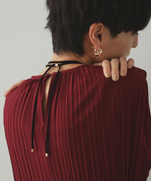 OPAQUE.CLIP(オペークドットクリップ)の「◆メタルハート×ベロアペンダント(ネックレス・レディース・ゴールド/シルバー・00)」の8枚目の写真