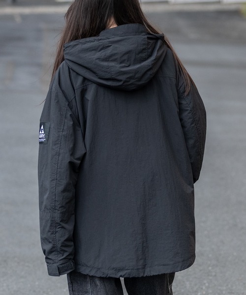 GERRY フリース裏地付き ブラック マウンテンパーカー GERRY 「GERRY」 マウンテンパーカー MEDIUM ブラック メンズ