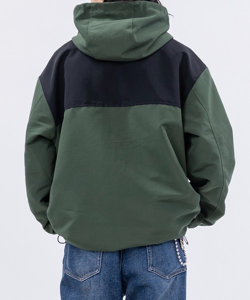 GERRY（ジェリー）の「【ag】〔GERRY/ジェリー〕ナイロンライク マウンテンパーカー/ナイロンジャケット（マウンテンパーカー・メンズ・ベージュ/ネイビー/ブラック/カーキ/チャコールグレー/グレイッシュベージュ・LARGE/X-LARGE/MEDIUM）」の14枚目の写真