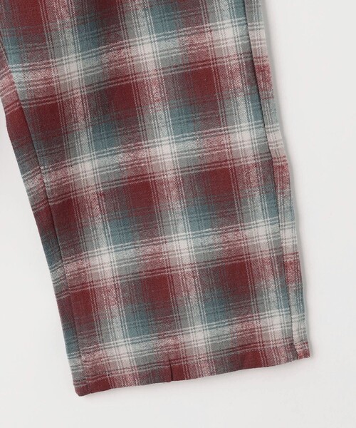 green label relaxing(グリーンレーベルリラクシング)の「TJ オンブレチェック ネルパンツ / キッズ 100cm-130cm(その他パンツ・キッズ・ワインレッド/オレンジ系その他・110cm/130cm/100cm/120cm)」の11枚目の写真
