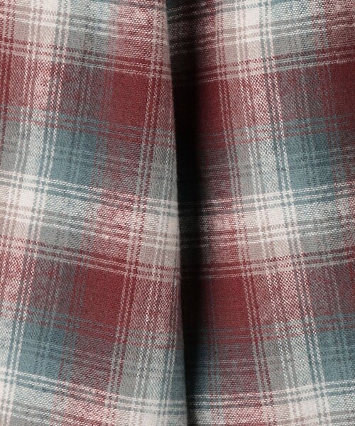 green label relaxing(グリーンレーベルリラクシング)の「TJ オンブレチェック ネルパンツ / キッズ 100cm-130cm(その他パンツ・キッズ・ワインレッド/オレンジ系その他・110cm/130cm/100cm/120cm)」の13枚目の写真