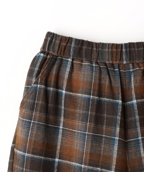 green label relaxing(グリーンレーベルリラクシング)の「TJ オンブレチェック ネルパンツ / キッズ 100cm-130cm(その他パンツ・キッズ・ワインレッド/オレンジ系その他・110cm/130cm/100cm/120cm)」の16枚目の写真