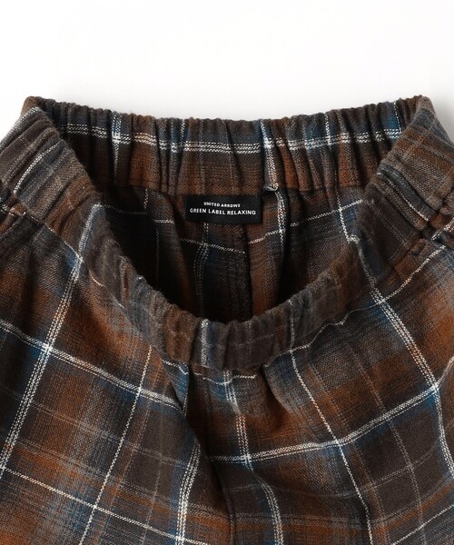 green label relaxing(グリーンレーベルリラクシング)の「TJ オンブレチェック ネルパンツ / キッズ 100cm-130cm(その他パンツ・キッズ・ワインレッド/オレンジ系その他・110cm/130cm/100cm/120cm)」の17枚目の写真