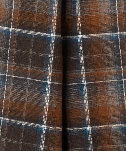 green label relaxing(グリーンレーベルリラクシング)の「TJ オンブレチェック ネルパンツ / キッズ 100cm-130cm(その他パンツ・キッズ・ワインレッド/オレンジ系その他・110cm/130cm/100cm/120cm)」の18枚目の写真