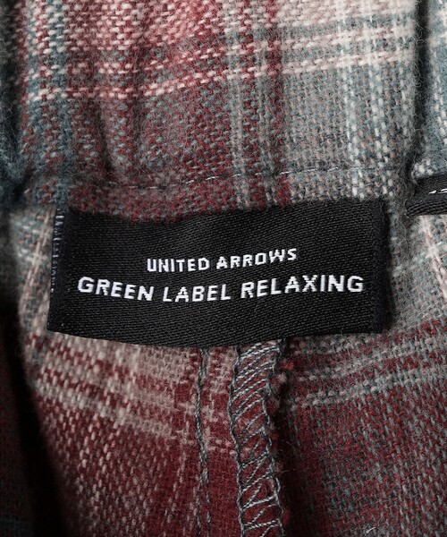 green label relaxing(グリーンレーベルリラクシング)の「TJ オンブレチェック ネルパンツ / キッズ 100cm-130cm(その他パンツ・キッズ・ワインレッド/オレンジ系その他・110cm/130cm/100cm/120cm)」の19枚目の写真