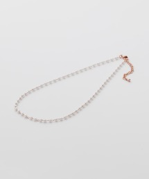 tanakadaisuke/タナカダイスケ】pearl ribbon chain necklace