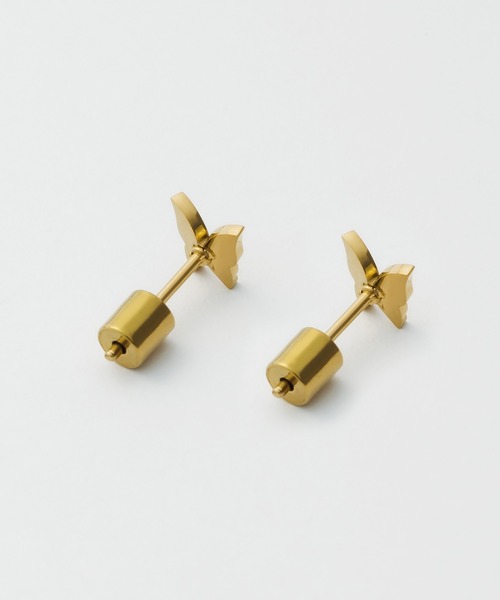 ciite' surgical stainless(シーテサージカルステンレス)の「【 金属アレルギー対応 】 ミニバタフライモチーフピアス サージカルステンレス (両耳用)(ピアス(両耳用)・レディース・シルバー/ゴールド・FREE)」の5枚目の写真