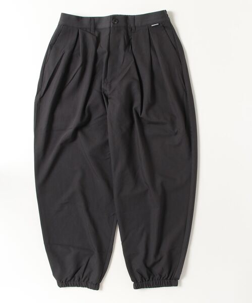 ADAM PATEK(アダムパテック)の「【ADAMPATEK/アダムパテック】generous tuck relax pants / タックルーズパンツ(スラックス・レディース・グレー/ブラック/ブラウン/ダークグレー・1/2)」の3枚目の写真
