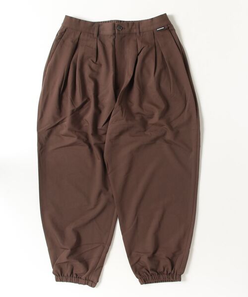 ADAM PATEK(アダムパテック)の「【ADAMPATEK/アダムパテック】generous tuck relax pants / タックルーズパンツ(スラックス・レディース・グレー/ブラック/ブラウン/ダークグレー・1/2)」の19枚目の写真