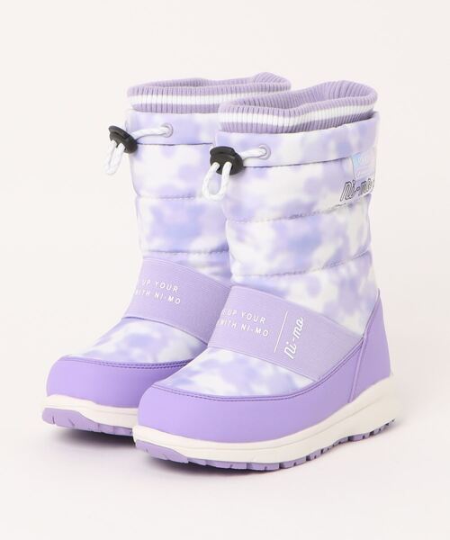 【MoonStar／ムーンスター】NM WPJ027 ニーモ ジュニア ウィンター ブーツ 防水 抗菌防臭 女児（ブーツ）｜NI-MO（ニーモ）