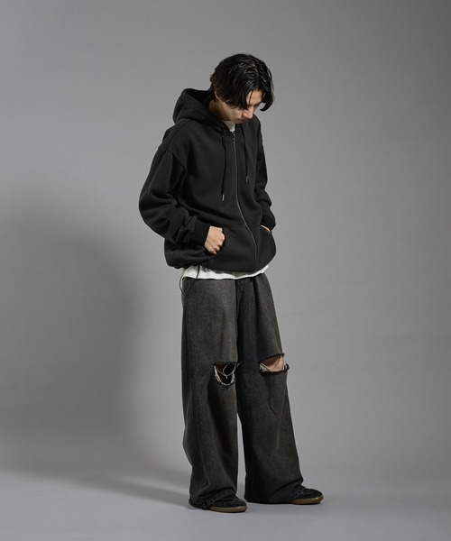 y2k✨️ BURBERRY BLUE LABEL ロゴ ダブルジップ パーカー 24785364_54944580_1000.jpg