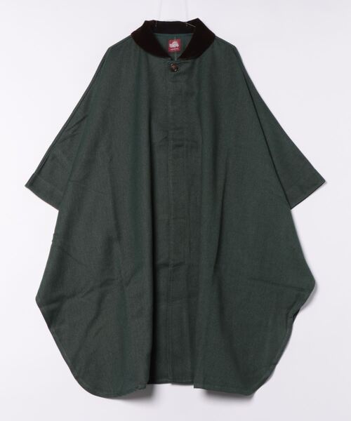 カヤ（カヤ）の「【カヤ】寒の着ケープコート（その他アウター・レディース・グリーン系その他/スミクロ/グレー・FREE）」の4枚目の写真