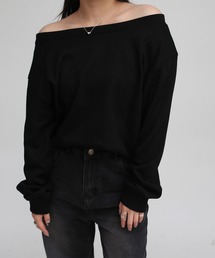 Judin（ジュディン）の「オフショルスウェットプルオーバー【JD】（スウェット）」