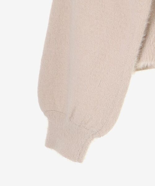 MAJESTIC LEGON（マジェスティックレゴン）の「キラキラビーズ刺繍シャギーカーデ（カーディガン/ボレロ・レディース・ピンク/ライトグレー/アイボリー/ブルー系その他5・MEDIUM）」の11枚目の写真