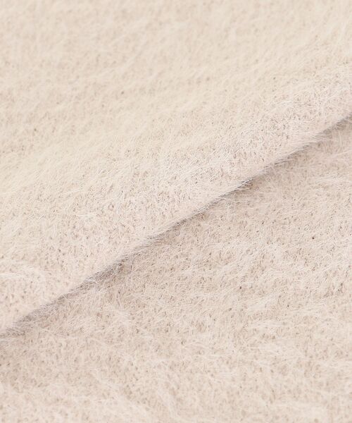 MAJESTIC LEGON（マジェスティックレゴン）の「キラキラビーズ刺繍シャギーカーデ（カーディガン/ボレロ・レディース・ピンク/ライトグレー/アイボリー/ブルー系その他5・MEDIUM）」の8枚目の写真