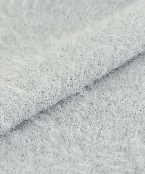 MAJESTIC LEGON（マジェスティックレゴン）の「キラキラビーズ刺繍シャギーカーデ（カーディガン/ボレロ・レディース・ピンク/ライトグレー/アイボリー/ブルー系その他5・MEDIUM）」の6枚目の写真