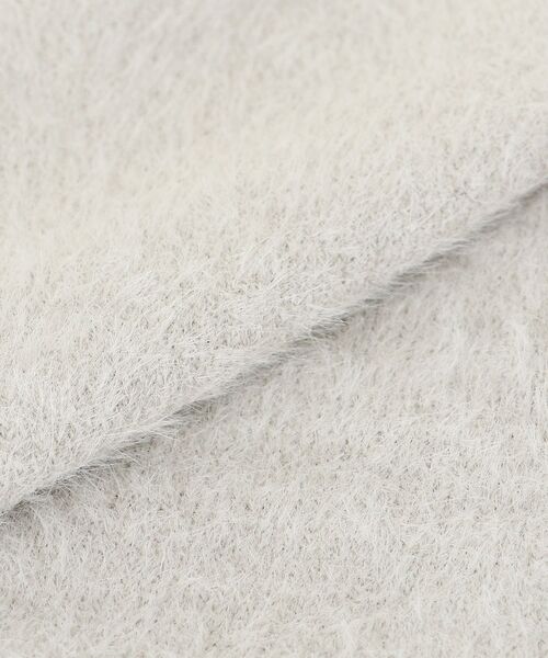 MAJESTIC LEGON（マジェスティックレゴン）の「キラキラビーズ刺繍シャギーカーデ（カーディガン/ボレロ・レディース・ピンク/ライトグレー/アイボリー/ブルー系その他5・MEDIUM）」の5枚目の写真