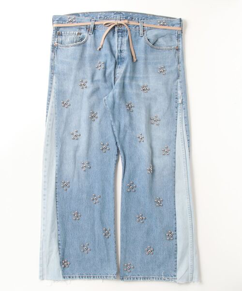 Darich スプリングフラワー デニムパンツ ブルー ダーリッチ darich