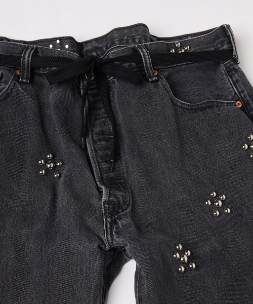DISCOVERED（ディスカバード）の「Flower Ramponi Studs Denim