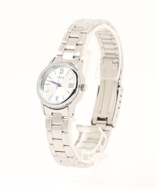 CASIO(カシオ)の「【60】【CASIO(カシオ)】クラシックドレス カラーフェイス(アナログ腕時計・レディース・シルバー系その他2・FREE)」の2枚目の写真