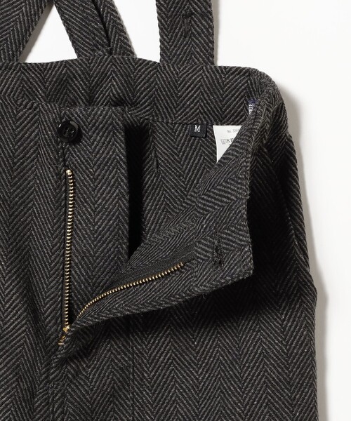 GO TO HOLLYWOOD（ゴートゥーハリウッド）の「GO TO HOLLYWOOD / ヘリンボーン サスペンダー付き パンツ 2024FW（100～150cm）（その他パンツ・キッズ・ブラウン/チャコールグレー・SMALL/MEDIUM/LARGE）」の6枚目の写真