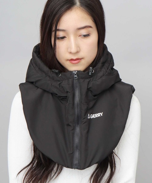 GERRY（ジェリー）の「裏ボア ポリエステル フードウォーマー フロントジップ仕様（ネックウォーマー/スヌード・メンズ・ブラック・FREE）」の5枚目の写真