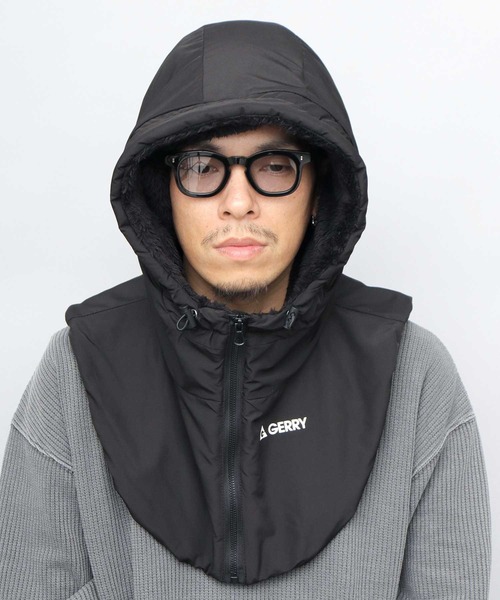 GERRY（ジェリー）の「裏ボア ポリエステル フードウォーマー フロントジップ仕様（ネックウォーマー/スヌード・メンズ・ブラック・FREE）」の18枚目の写真